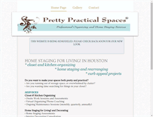 Tablet Screenshot of prettypracticalspaces.com